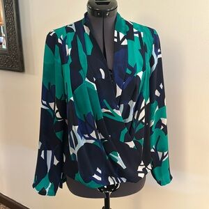 EUC! Ann Taylor Factory Wrap Top